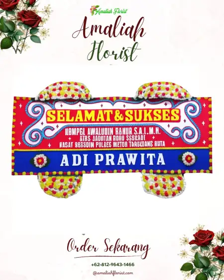 Papan Bunga Ucapan Selamat Sinagar